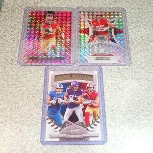 3 card George Kittle lot.